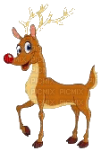 Rudolph, Rentier - Безплатен анимиран GIF