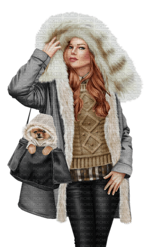 winter woman by nataliplus - nemokama png