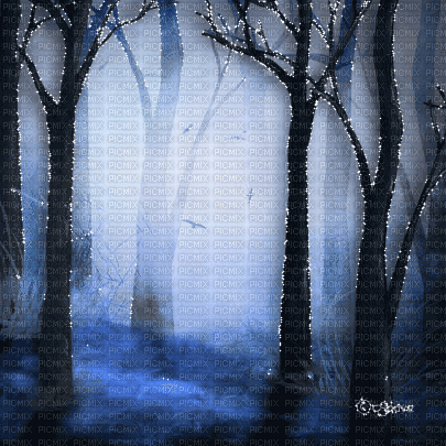 soave background animated gothic forest tree - Gratis animeret GIF