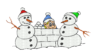 Snow, Snowballs, Snowball Fight, Boy, Boys, Kid, Kids, Winter, Christmas, X-Mas, Gif - Jitter.Bug.Girl - Bezmaksas animēts GIF