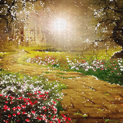 Spring Animated Background©Esme4eva2021 - Бесплатный анимированный гифка