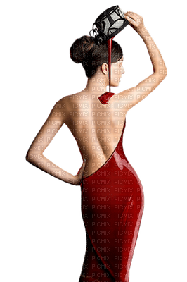 Kaz_Creations Woman Femme Red - PNG gratuit
