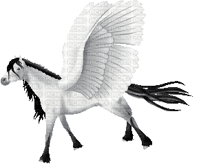 Pegasus - Animovaný GIF zadarmo