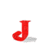 Kaz_Creations Alphabets Jumping Red Letter J - GIF animé gratuit