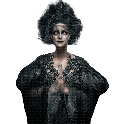 dolceluna gothic woman dark - 無料png