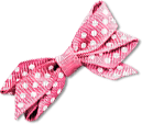soave deco bow corner scrap pink - бесплатно png