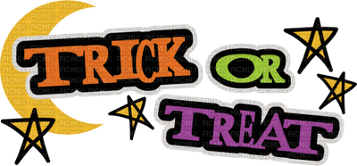Kaz_Creations Logo Text Trick Or Treat - PNG gratuit