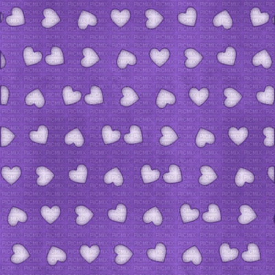 fond violet avec coeurs - Free PNG