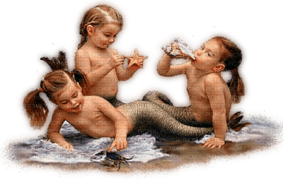 petit sirene little mermaid childs - PNG gratuit