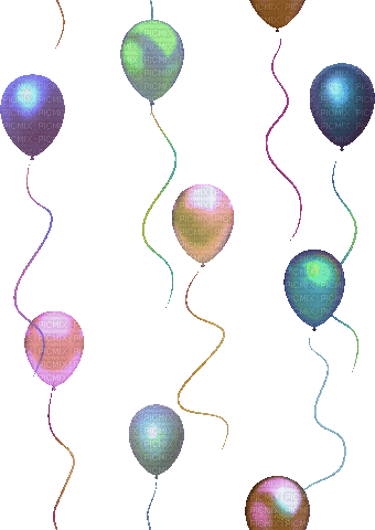 Balloon Celebrating - Бесплатный анимированный гифка