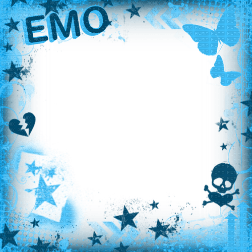 EmO Frame transparent png - nemokama png