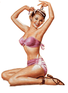 Kaz_Creations Woman Femme Pink - 免费PNG