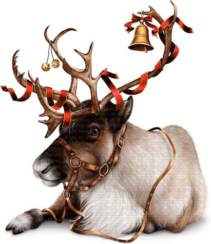 christmas deer by nataliplus - ingyenes png