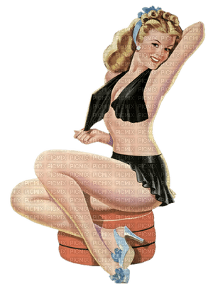 Kaz_Creations Woman Femme Pin-Up - 無料png