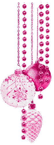 Ornaments.Pink.Animated - KittyKatLuv65 - Free animated GIF