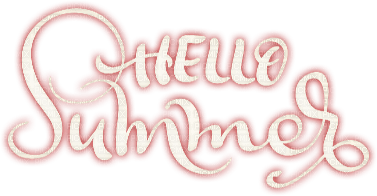 soave text hello summer white pink - zadarmo png