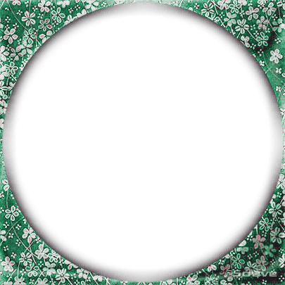 soave frame circle  vintage pink green - nemokama png