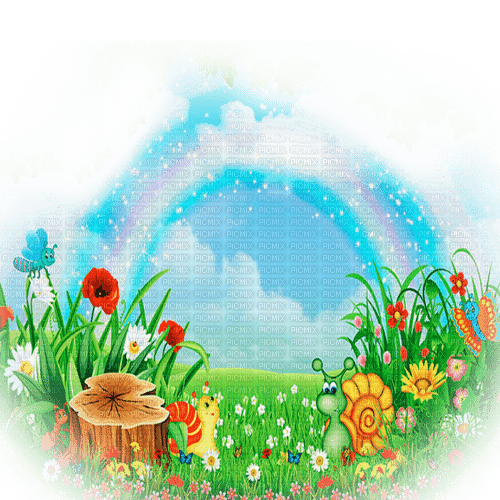 Y.A.M._Summer tales background - nemokama png