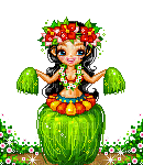 hawaiian woman bp - 無料のアニメーション GIF