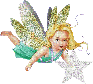 Fairy with Star - Ilmainen animoitu GIF