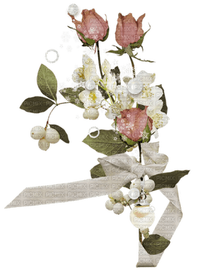deco flowers anastasia - 免费PNG
