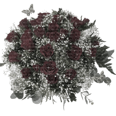 gothic flowers - Free animated GIF