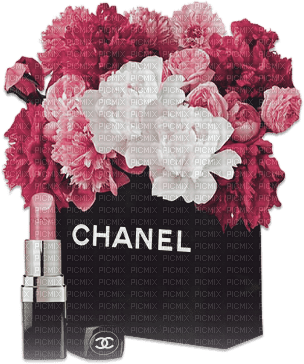 soave deco fashion bag flowers rose chanel pink - 免费PNG