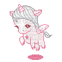 pink unicorn - Gratis animeret GIF