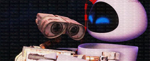 ✶ EVE and Wall-E {by Merishy} ✶ - Gratis animeret GIF