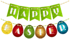 Kaz_Creations Easter Deco Banner - 免费PNG