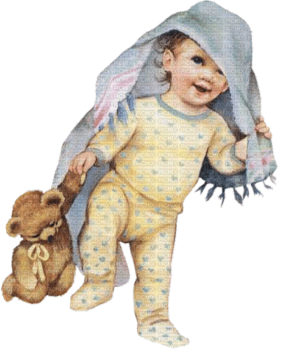 dolceluna baby vintage spring teddy bear - darmowe png