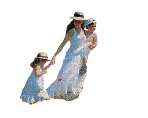mor och barn-kvinna---woman and children - 無料png