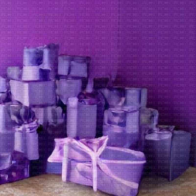 Purple Presents - zdarma png