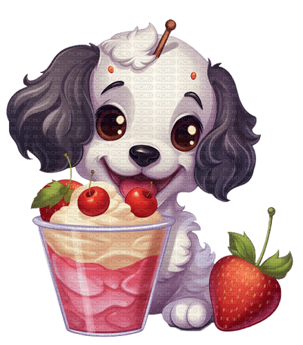 loly33 chiot glace - 無料png