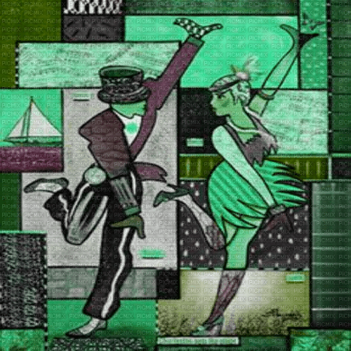 Charleston Background Vintage Retro Art-Deco TU - фрее пнг