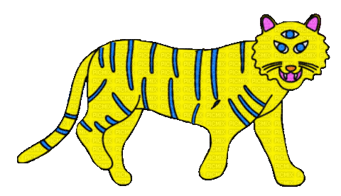 Tiger Mountains - GIF animasi gratis