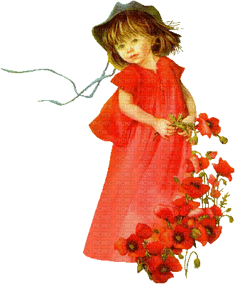 child flowers bp - Ilmainen animoitu GIF