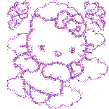 Hello Kitty - Bezmaksas animēts GIF