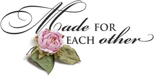 Made for each other ❀ - gratis png