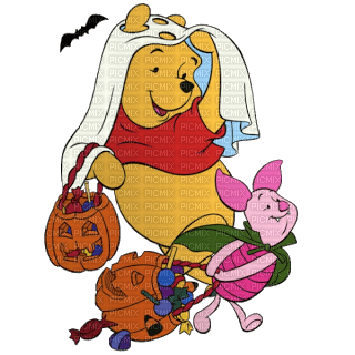 Kaz_Creations Winnie The Pooh & Friends Halloween - png grátis