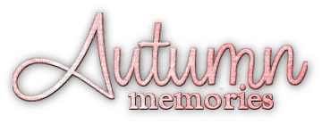 soave text autumn memories pink - Free PNG