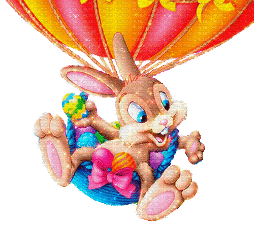 Easter hare by nataliplus - Gratis animerad GIF