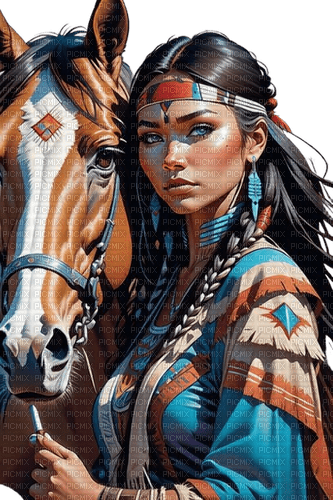 loly33 indienne cheval - png gratis