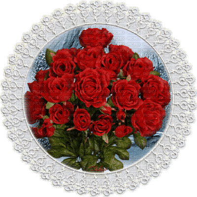 rosas vermelhas - GIF animé gratuit