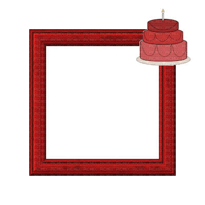 Small Red Frame - Безплатен анимиран GIF