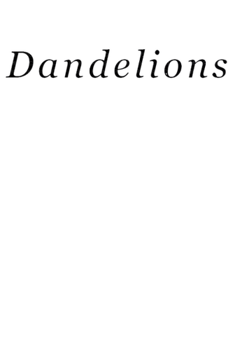 loly33 texte dandelion - Free PNG