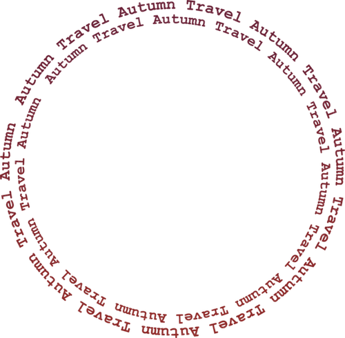 Autumn.Frame.Round.Travel.Text.Victoriabea - Free PNG