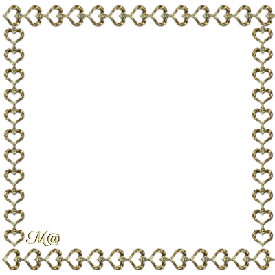 frame-gold-hearts - kostenlos png