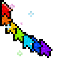 rainbow mouse cursor - Бесплатный анимированный гифка