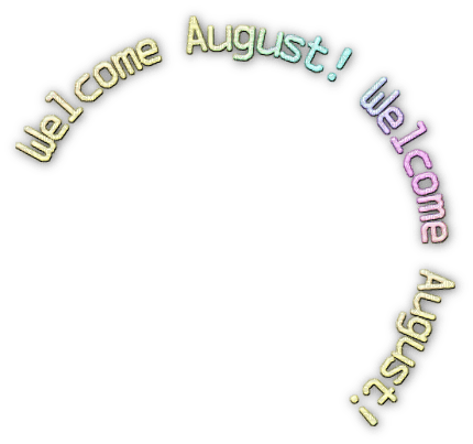 soave text welcome august rainbow - ilmainen png